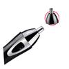 Baluue 3pcs Nose Hair Trimmer Multi-Function Electric Grooming Tool for Men and Women USB Rechargeable Compact Design for Hair Removal Machine Black view 4