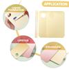 Baluue 2set Makeup Mixing Palette Set Acrylic Plates Spatula for Blending Foundation and Mixing Portable Cosmetic Tool for and Clean for Makeup Artists and Nail Art view 3