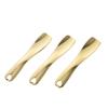 BIUDECO 3pcs Zinc Alloy Eye Cream Spoon for Fatigue Relief and Massage Beauty Tool for Skincare Golden Makeup Applicator for Eye Treatment and Cream Application view 1