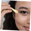 BIUDECO 3pcs Zinc Alloy Eye Cream Spoon for Fatigue Relief and Massage Beauty Tool for Skincare Golden Makeup Applicator for Eye Treatment and Cream Application view 3