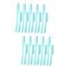 Baluue 20pcs Foldable Eyebrow for Women Stainless Steel Trimmers for Precise Shaping for Travel and Makeup Bag view 1