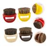 Baluue 4pcs Bristle Beard Brush Set with Plastic Handle Multi-function Grooming Tool for Men for Beard Care Hair Styling and Portable Use Random Colors view 3