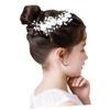 BIUDECO Wedding Hair Comb Pearl Leaf Hair Comb Bridal Accessory for Special Events view 1