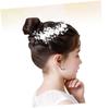 BIUDECO Wedding Hair Comb Pearl Leaf Hair Comb Bridal Accessory for Special Events view 3