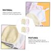 PLAFOPE 6pcs Reusable Microfiber Makeup Pads Facial Cleansing Pads for Gentle Skin Cleaning Random Color view 3