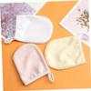 PLAFOPE 6pcs Reusable Microfiber Makeup Pads Facial Cleansing Pads for Gentle Skin Cleaning Random Color view 4