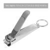 BIUDECO Stainless Steel Splash Nail Clippers Mess Nail Cutter Cuticle Cutters Ergonomic Handle Manicure Accessories view 2