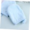BIUDECO 3pcs Makeup Removal Pads Facial Cleaning Gloves Makeup Powder Puff Puff Sponge Gentle Remover view 3