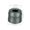 Baluue Aluminum Alloy Razor Stand Razor Holder Organizer for Men Storage Rack view 2