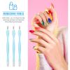 Didiseaon Essential Manicure Set 15pcs Dead Skin Forks Cuticle Trimmer Pushers for Nail Art and Nail Care view 4