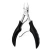 Dioche Cuticle Trimmer, Ingrown Toenail Removal Kit Stainless Steel and ABS Ingrown Toenail Set, BlackBlueRed with 1 Ingrown Toenail Set Nail Clippers for Seniors, Grip (Black) view 2