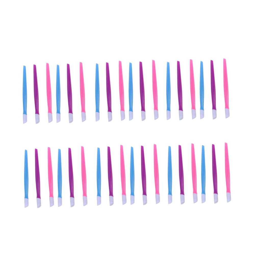 BIUDECO 72pcs Nail Cleaning Supplies Professional Nail Art Cleaning Stick Cuticle Pusher for Manicure