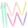 Outanaya 10pcs Manual Eyebrow Portable Eyebrow Trimmers for Women Lightweight and Easy to Use for Travel and Precise Grooming view 1