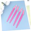 Outanaya 10pcs Manual Eyebrow Portable Eyebrow Trimmers for Women Lightweight and Easy to Use for Travel and Precise Grooming view 3