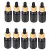 10Pcs Black Glass Dropper Bottles 20ml, Portable Essential Oil Container view 1