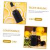 10Pcs Black Glass Dropper Bottles 20ml, Portable Essential Oil Container view 2