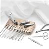 FOMIYES 16pcs Manicure Set Dead Skin Remover Cuticle Pusher Tool Kit Toenail Nipper for Salon Home view 4
