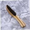 Outanaya Hair Brush Men's Beard Brush for Mustache Beard Styling Anti-static Natural Wood Handle Travel-friendly view 3
