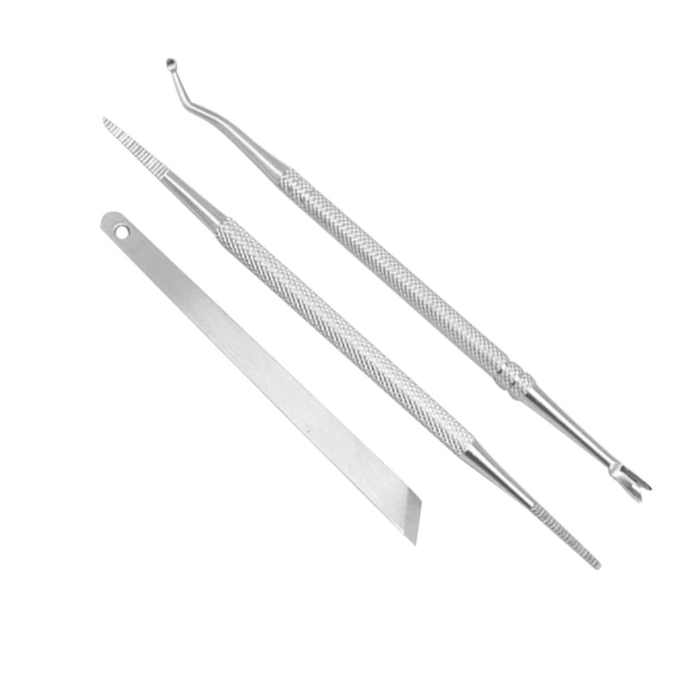 Didiseaon Nail Health Tool Set Cuticle Clean up Tool Fork Nail Dead Skin Portable Sturdy Nail Care Kit
