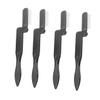 TOVINANNA Travel Eyebrow Brush 4pcs Foldable Stainless Steel Pins for Women Easy to Clean view 1