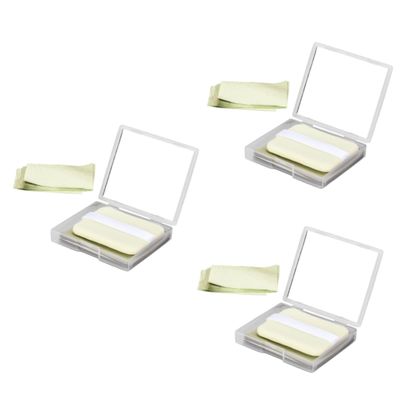 Mikinona 3sets Tea Oil Absorbing Sheets Mirror Case Portable Blotting Papers for Face Nose for Oily Shine Reduce Pores Unisex Oil Control Films