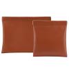 2 PCS Ladies Small Makeup Bag for Purse,Small Makeup Pouch,Purse organizer,Coin purse lipstick Cosmetic Accessories Organizer,Travel Set Organizer,Waterproof Portable Zipperless Self-Sealing(Brown) view 1