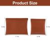 2 PCS Ladies Small Makeup Bag for Purse,Small Makeup Pouch,Purse organizer,Coin purse lipstick Cosmetic Accessories Organizer,Travel Set Organizer,Waterproof Portable Zipperless Self-Sealing(Brown) view 2