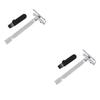 Outanaya 2pcs Manual Beard Shaver Safety for Men and Women Shaving Tool Handle Easy to Clean Design for Travel view 1
