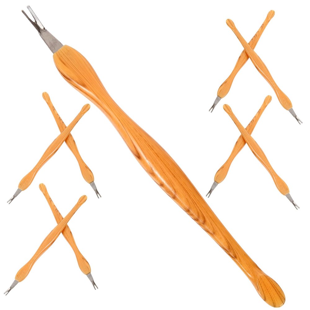 Didiseaon 10pcs Sturdy Nail Cuticle Pusher Tool Shaped Nail Cleaner for Manicure Supplies