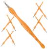 Didiseaon 10pcs Sturdy Nail Cuticle Pusher Tool Shaped Nail Cleaner for Manicure Supplies view 1