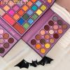 105 Color Eyeshadow Tray Four Fold Bead matte eyeshadow - High gloss blush tray (105 colored black bats) view 4