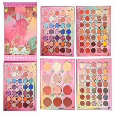 105 Color Eyeshadow Tray Four Fold Bead matte eyeshadow - High gloss blush tray (117 colored donuts)