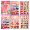 105 Color Eyeshadow Tray Four Fold Bead matte eyeshadow - High gloss blush tray (117 colored donuts) view 1