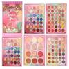 105 Color Eyeshadow Tray Four Fold Bead matte eyeshadow - High gloss blush tray (117 colored donuts) view 2