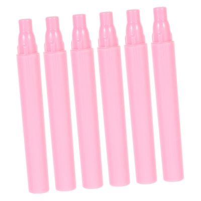 TOVINANNA 6pcs Silicone Lip Brush Applicator Lip Gloss and Mask Travel-friendly Makeup Tools for Daily and Includes Cover and Stylish Design