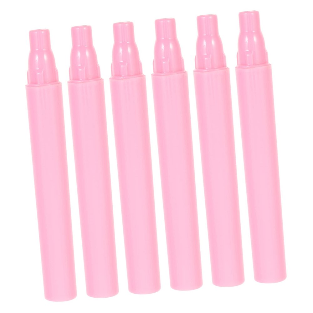 TOVINANNA 6pcs Silicone Lip Brush Applicator Lip Gloss and Mask Travel-friendly Makeup Tools for Daily and Includes Cover and Stylish Design