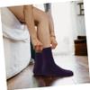 BIUDECO 5pairs Silicone Gel Socks for Women Cracking Cotton Lining Moisturizing Non-Slip for Dry Feet Care for Ages Random Colors view 4
