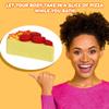 HZEX Pizza Bath Bombs Set of 8 Slices  Large Fizzies for Relaxing Bubble Bath, Handmade Spa Gift for Women, Men & Kids  Fun Pizza-Shaped Aromatherapy Bath Bomb Gift Set view 4