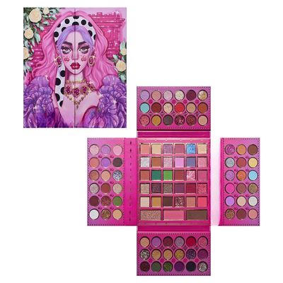 105 Color Eyeshadow Tray Four Fold Bead matte eyeshadow - High gloss blush tray (105 vintage polka dots)