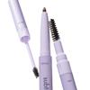 3-in-1 Brow Pencil - Vegan, Smudge-Proof, with Spoolie Brush and Clear Gel - Best Eyebrow Pencil for Fluffing, Filling, and Setting Brows, Medium Brown view 2