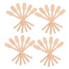 FOMIYES 100pcs Dual-head Wooden Waxing Sticks for Eyebrow Lip and Nose Hair Removal Durable Applicator Spatulas for Facial Waxing Versatile Beauty Tool view 1