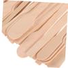 FOMIYES 100pcs Dual-head Wooden Waxing Sticks for Eyebrow Lip and Nose Hair Removal Durable Applicator Spatulas for Facial Waxing Versatile Beauty Tool view 3