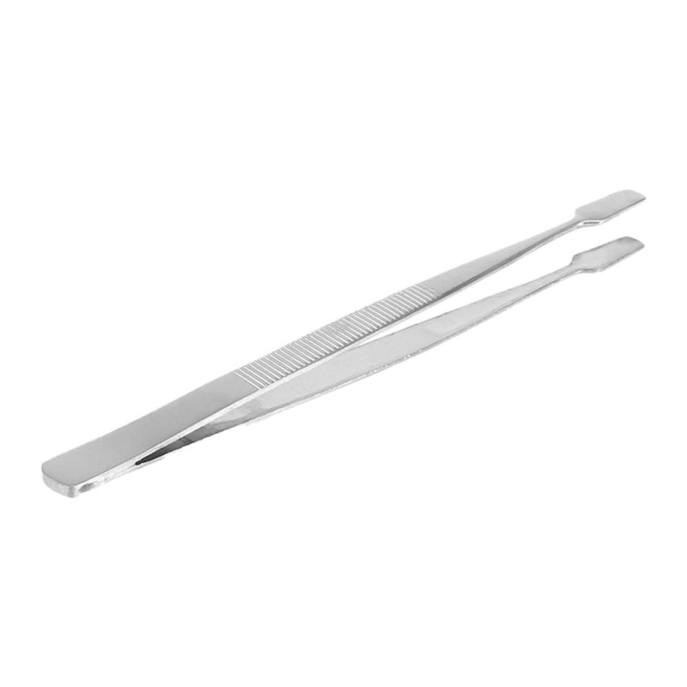 Baluue Stainless Steel Stamp Tweezer Portable Design for False Eyelash Application Crafting and Precision Tasks