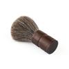 IWOWHERO Fine Bristle Beard Brush for Men Custom Mustache Goatee Shaver Boar Bristle Hair Cleaning Tool Wooden Handle for Travel view 3
