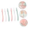 Baluue 18pcs Women's Eyebrow Razor Portable Makeup Trimmer for Gentle Shaving Non-slip Design for Travel view 2