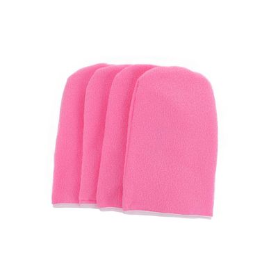 MERRYHAPY 2pairs Paraffin Wax Gloves Thick Mitts for Hand Treatment Insulated Moisturizing Bath Mitts for Women Pink