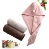 BIUDECO 3pcs Super Absorbent Hair Drying Towel Wrap Cap Soft Easy to Use for Women view 2