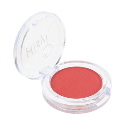 FOMIYES Portable Single Color Blush Palette Matte Finish Cheek Makeup for Natural Look Long-lasting Blusher Compact Beauty for Daily Use