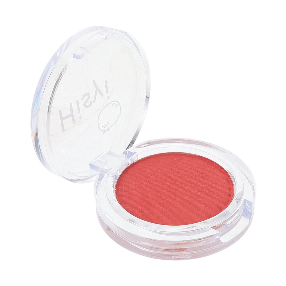 FOMIYES Portable Single Color Blush Palette Matte Finish Cheek Makeup for Natural Look Long-lasting Blusher Compact Beauty for Daily Use