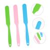 Baluue 3pcs Silicone Sticks Non-stick Hair Removal Applicators for Body Legs Face and Eyebrows Bright Reusable Scrapers for Easy Cleaning and Comfortable Grip view 3